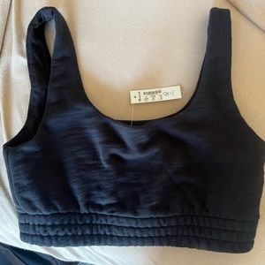 Madewell Sweatshirt Bralette